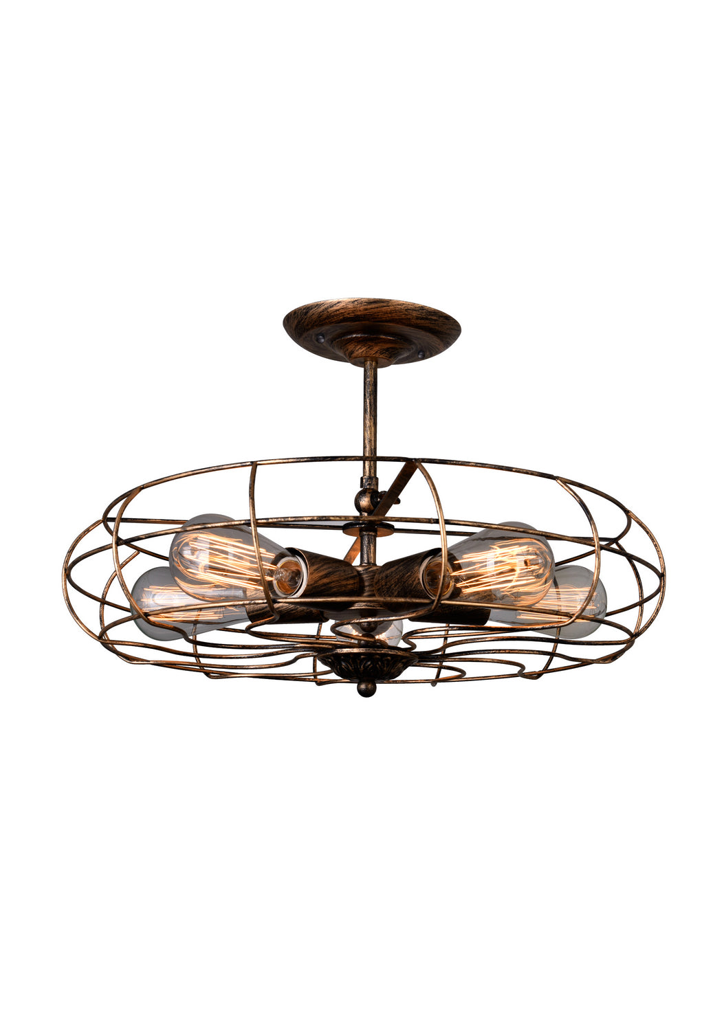 CWI LightingPamelaFive Light Flush Mount