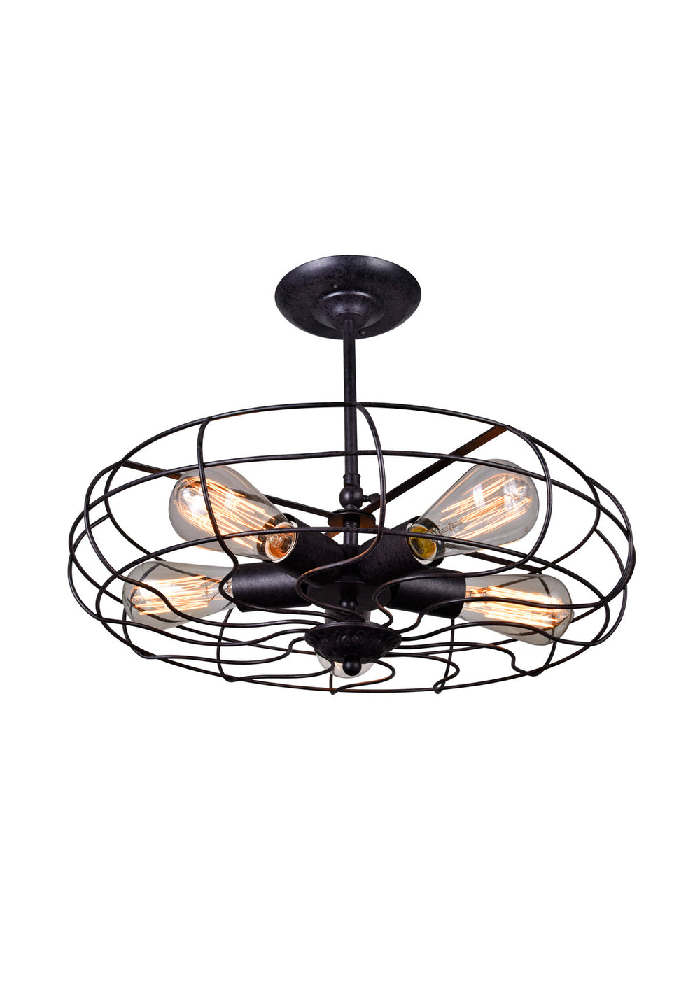 CWI LightingPamelaFive Light Flush Mount