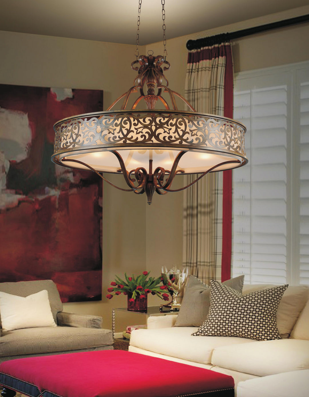 CWI Lighting Six Light Chandelier