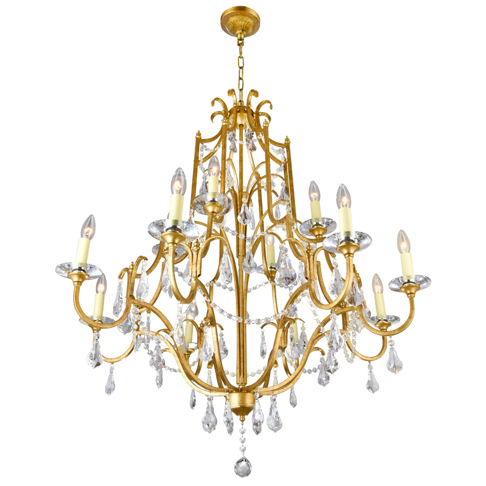 CWI Lighting 12 Light Chandelier