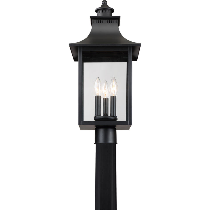 Quoizel Three Light Outdoor Post Lantern