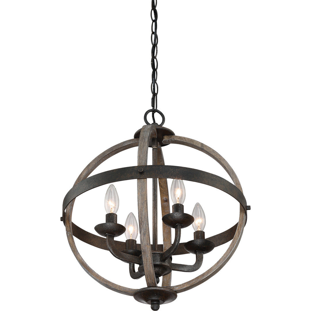 Quoizel Four Light Foyer Pendant