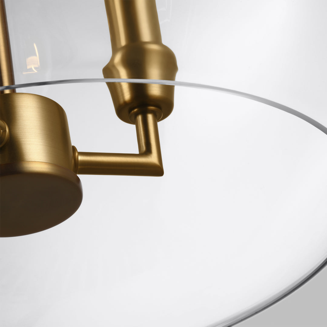 Visual Comfort Studio Three Light Pendant