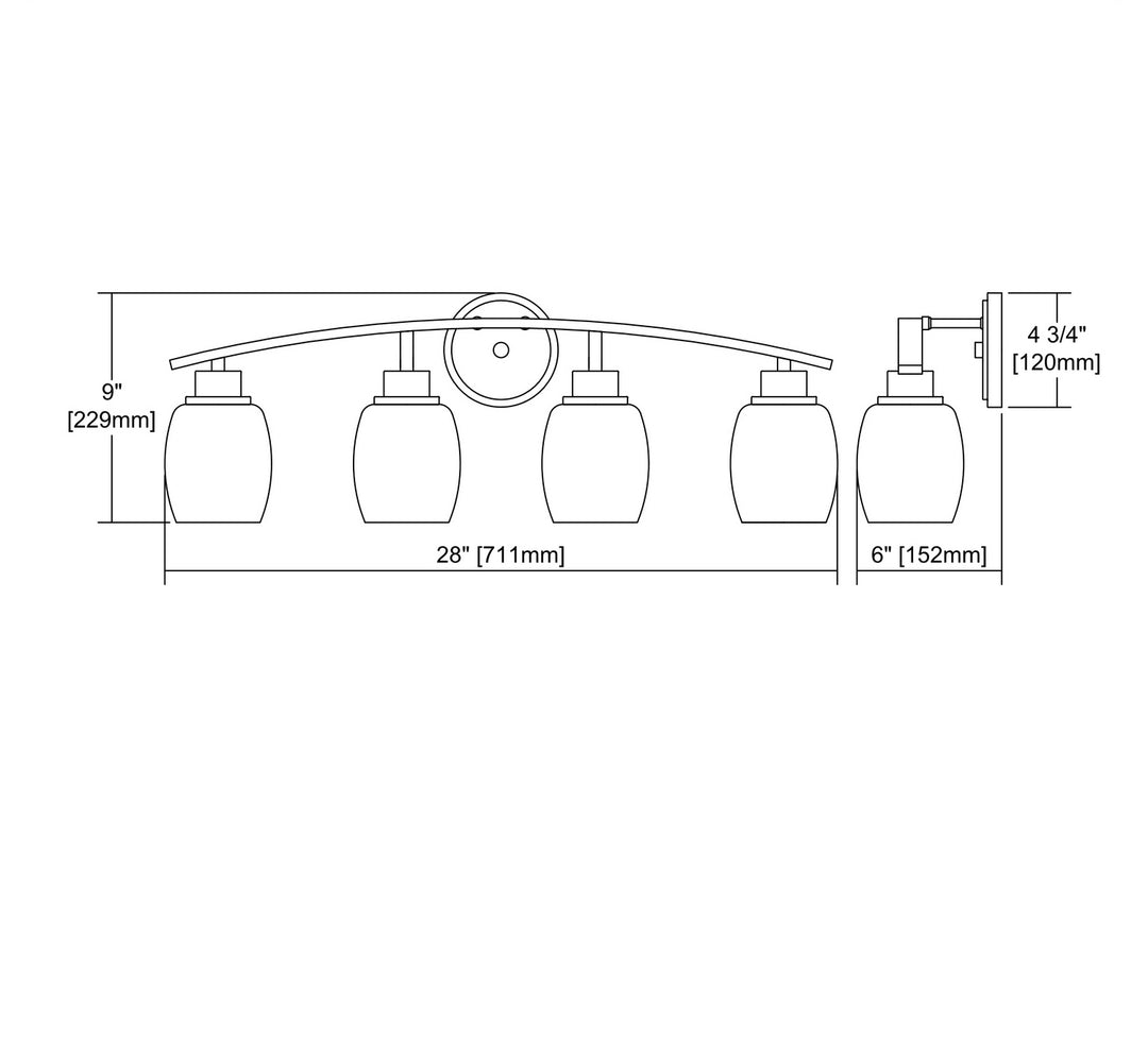 ELK Home Four Light Vanity