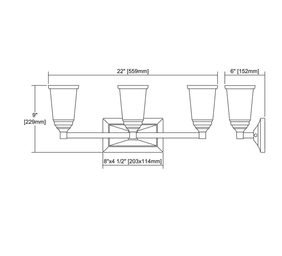 ELK Home Three Light Vanity