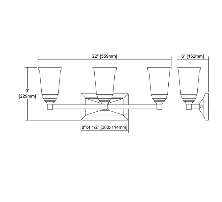 ELK Home Three Light Vanity