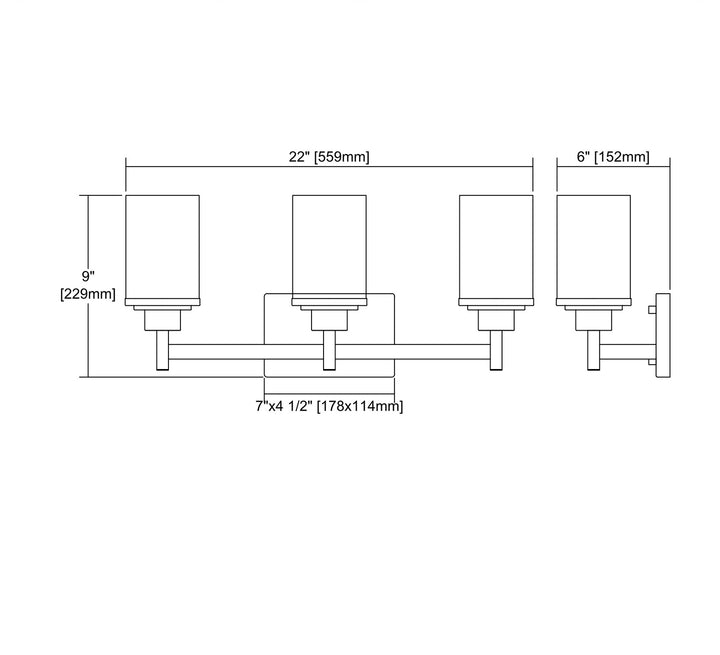 ELK Home Three Light Vanity