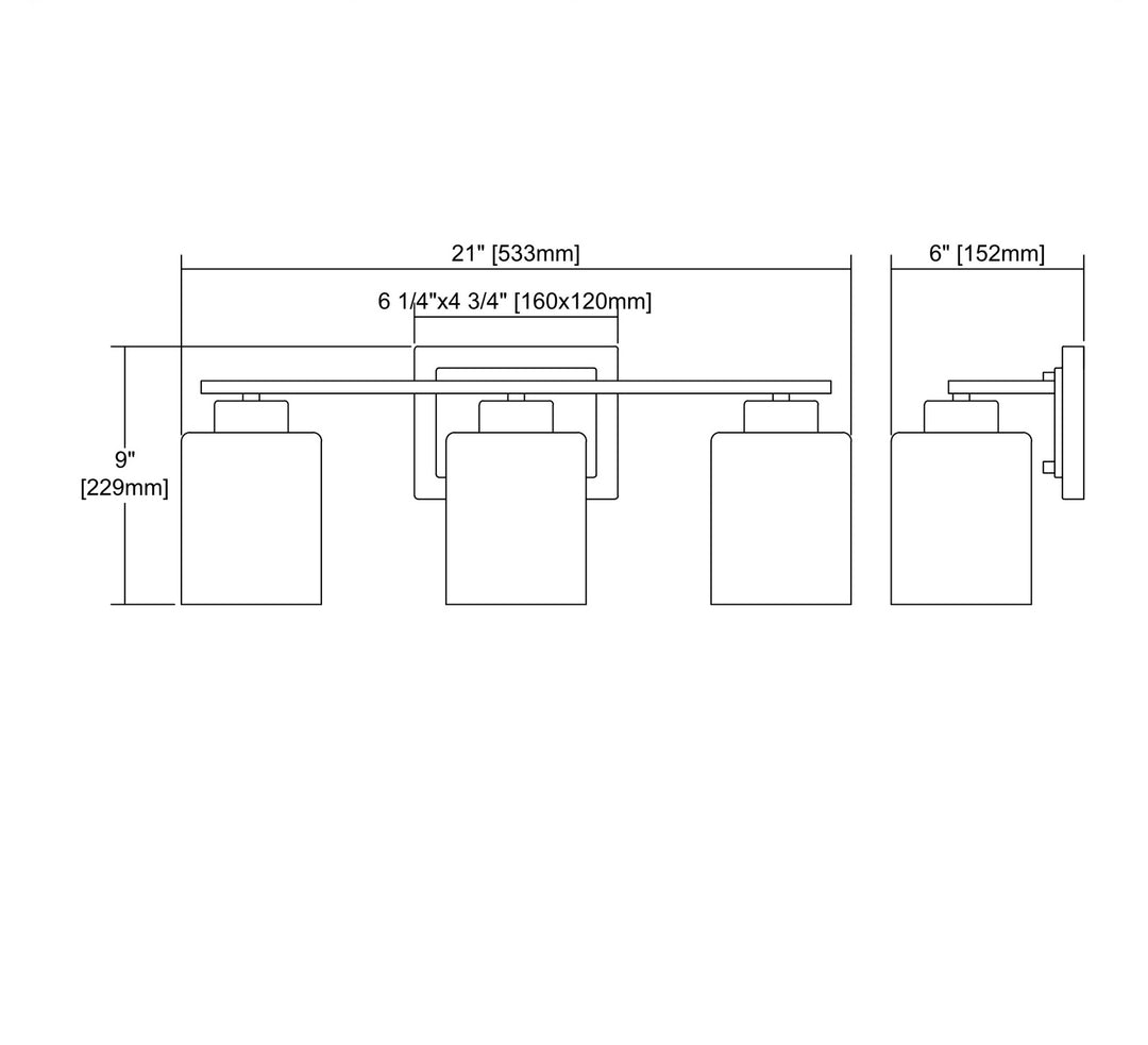 ELK Home Three Light Vanity