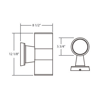 Eurofase Two Light Outdoor Wall Mount