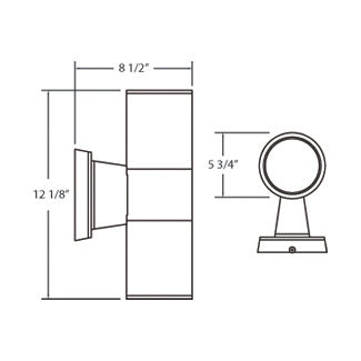 Eurofase Two Light Outdoor Wall Mount