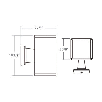 Eurofase Two Light Outdoor Wall Mount