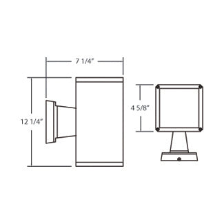 Eurofase Two Light Outdoor Wall Mount