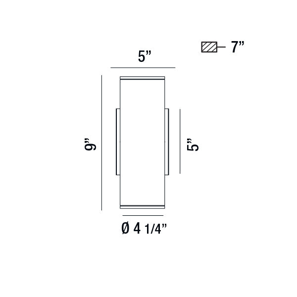 Eurofase LED Outdoor Wall Mount