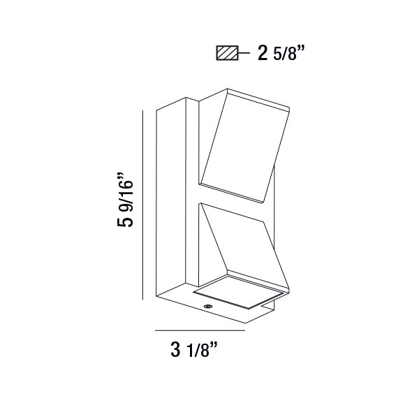 Eurofase LED Outdoor Wall Mount