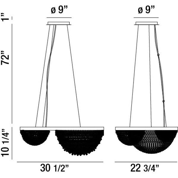 Eurofase Ten Light Chandelier