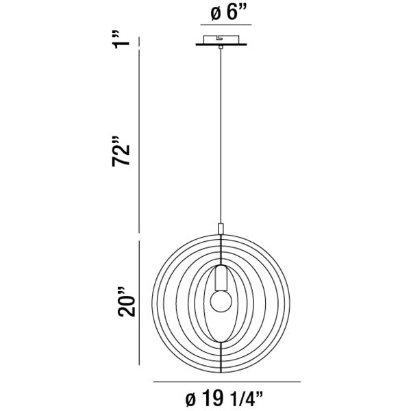 Eurofase One Light Pendant