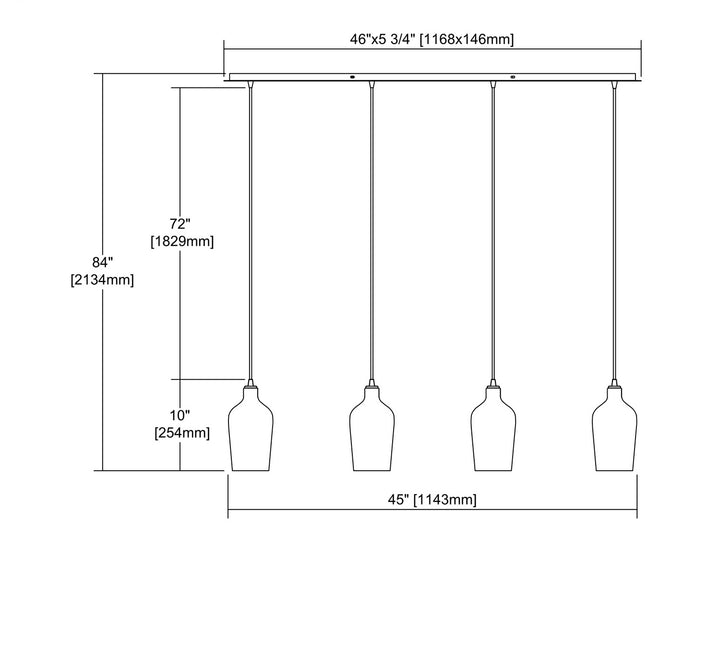 ELK Home Four Light Pendant