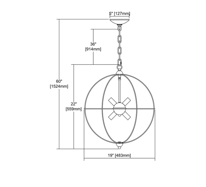 ELK Home Six Light Chandelier