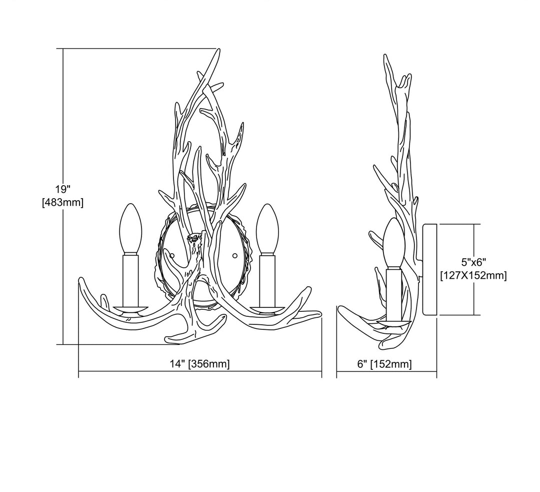 ELK Home Two Light Wall Sconce