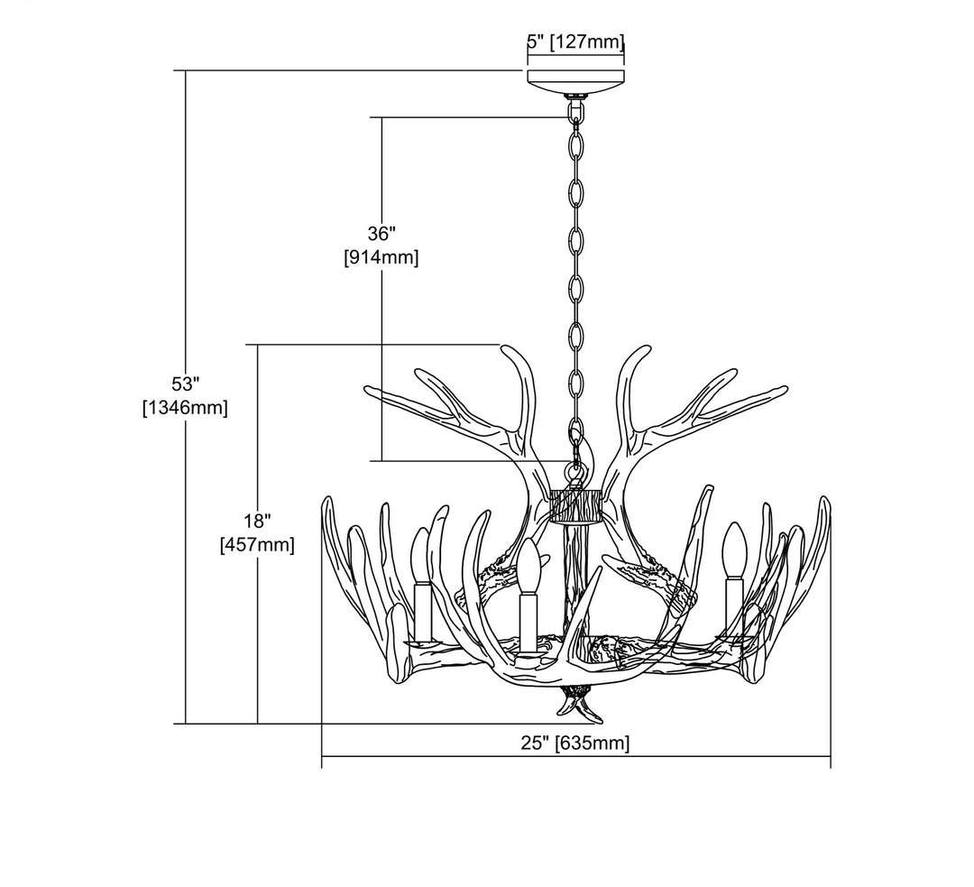 ELK Home Six Light Chandelier