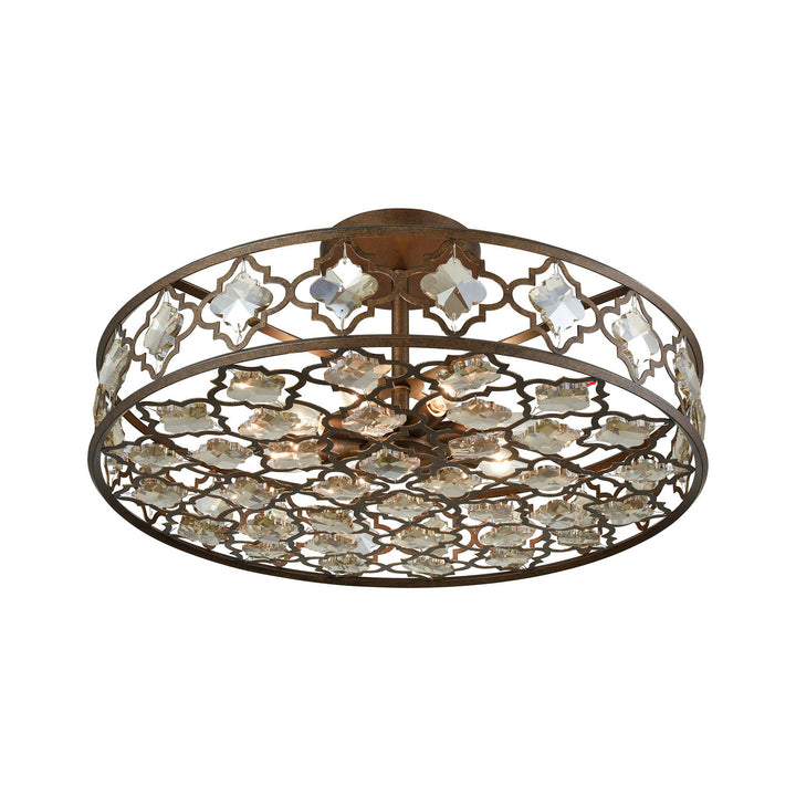 ELK Home Eight Light Semi Flush Mount