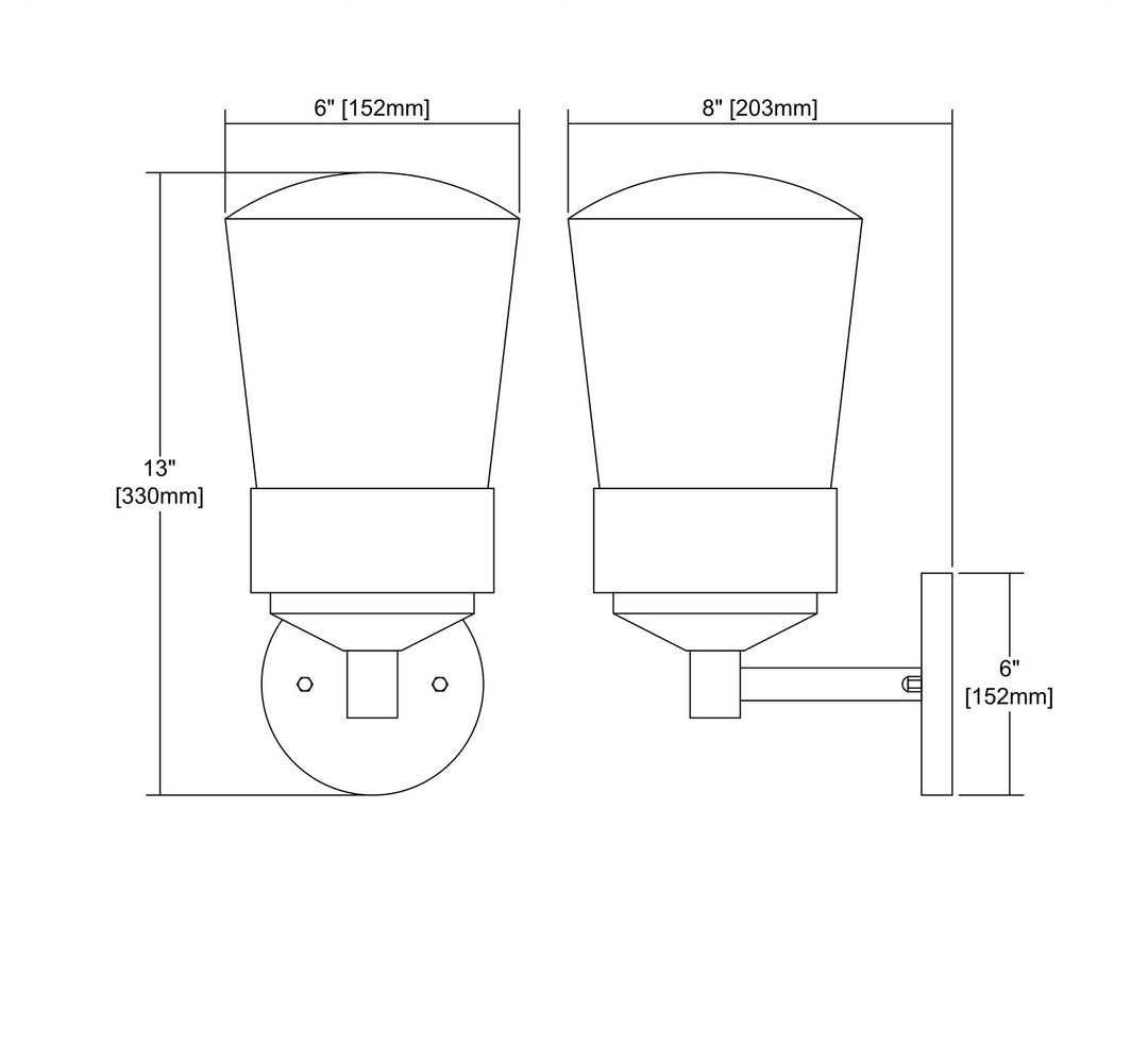 ELK Home One Light Outdoor Wall Sconce