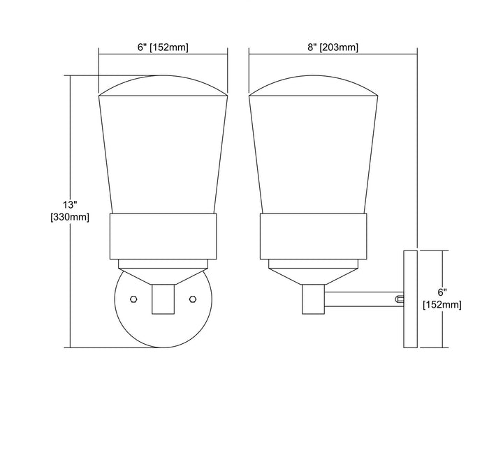 ELK Home One Light Outdoor Wall Sconce