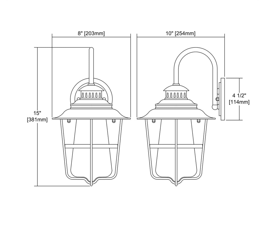 ELK Home One Light Outdoor Wall Sconce