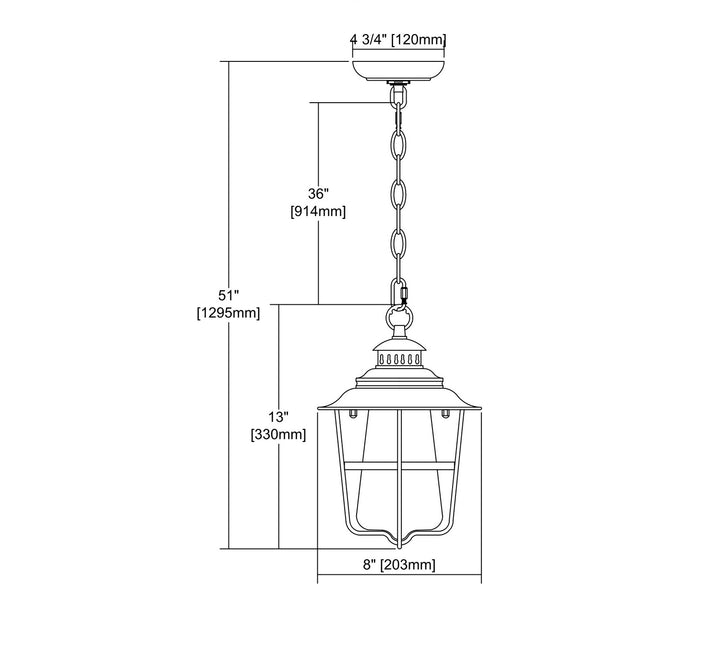 ELK Home One Light Outdoor Pendant