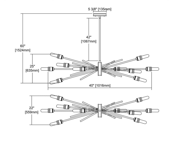 ELK Home Ten Light Chandelier