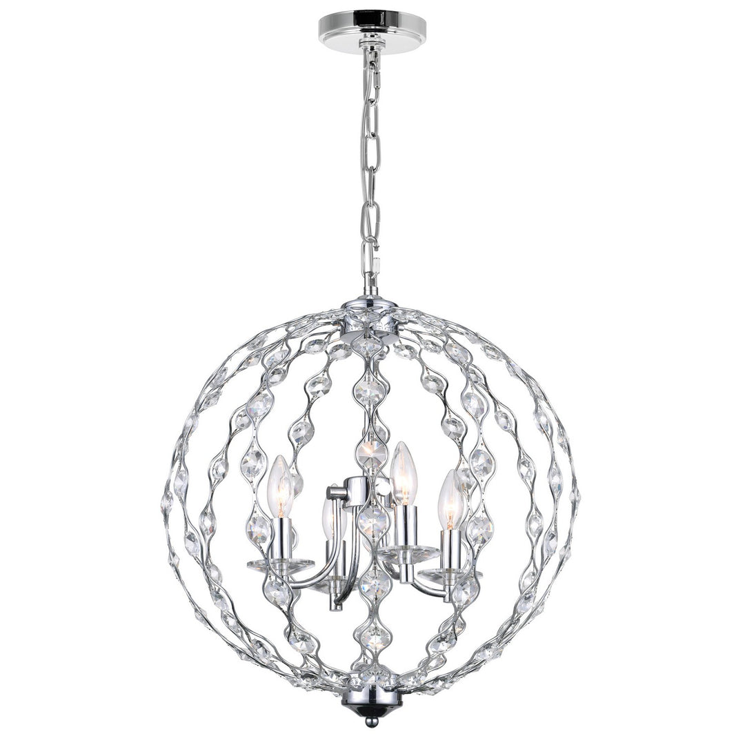 CWI Lighting Four Light Chandelier