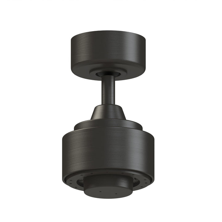Fanimation TriAire Custom dark bronze motor assembly, shown without blades or light kit