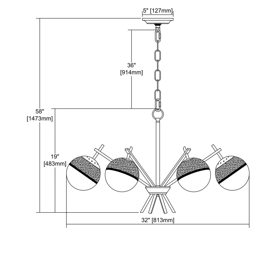 ELK Home Six Light Chandelier