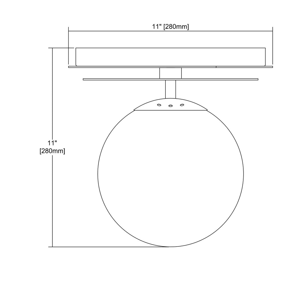 ELK Home One Light Flush Mount