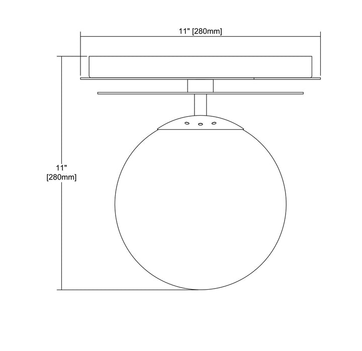 ELK Home One Light Flush Mount