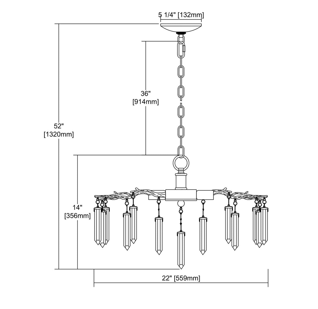 ELK Home Six Light Chandelier