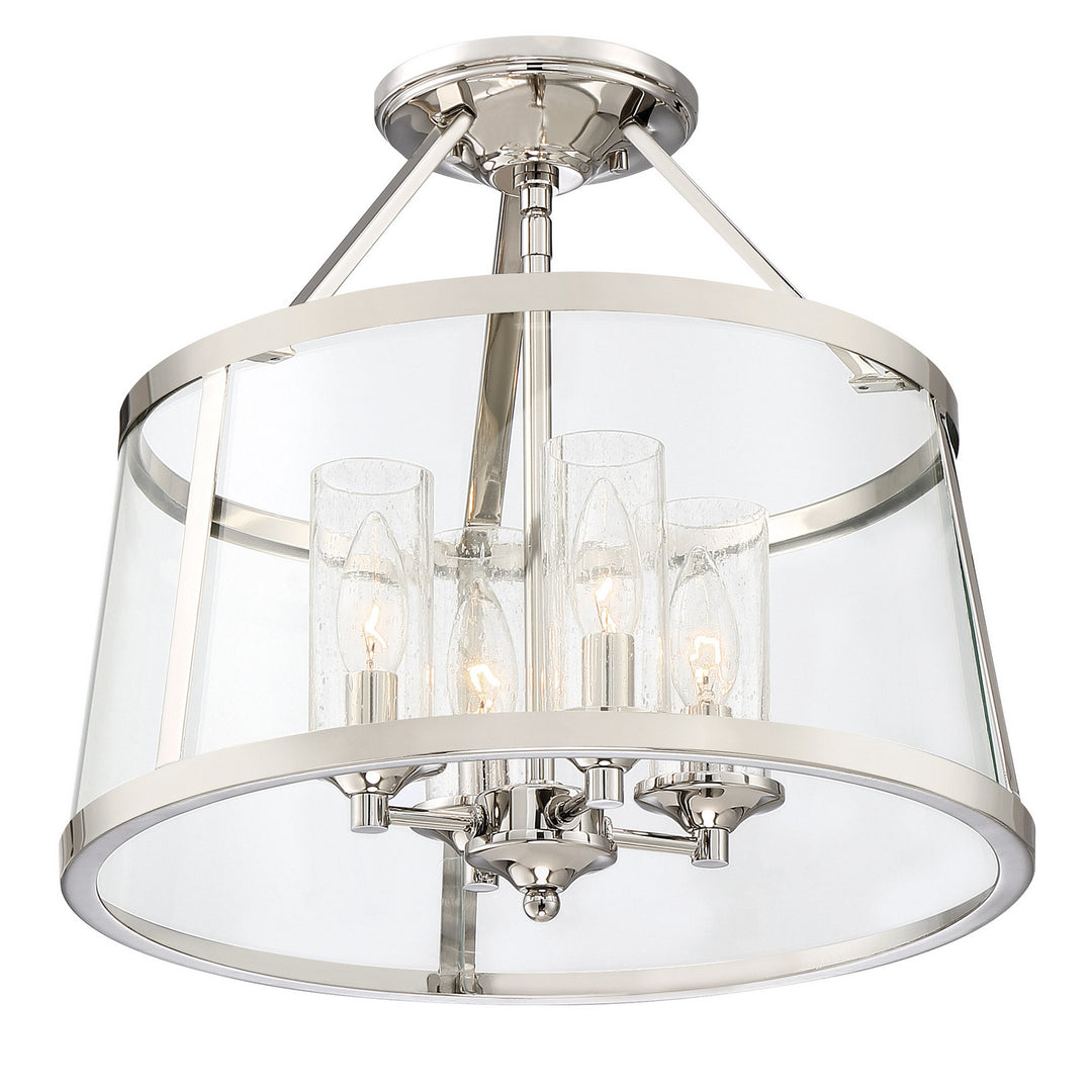 Quoizel Four Light Semi-Flush Mount