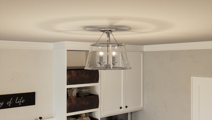 Quoizel Four Light Semi-Flush Mount