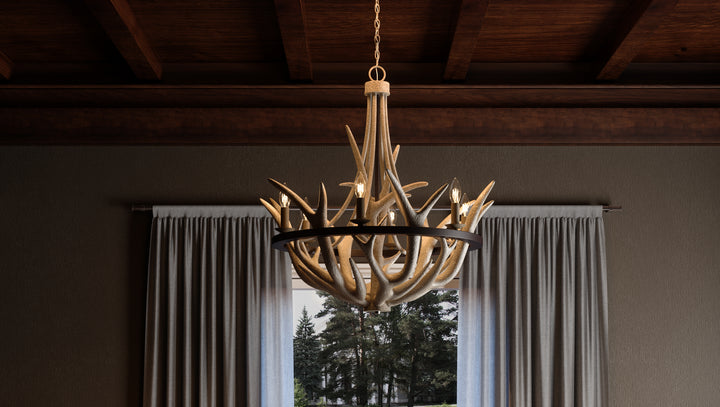 Quoizel Six Light Chandelier