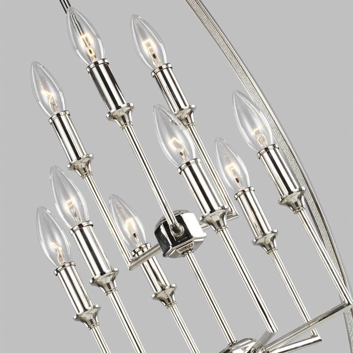 Visual Comfort Studio Nine Light Chandelier