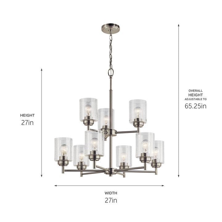 Kichler Nine Light Chandelier