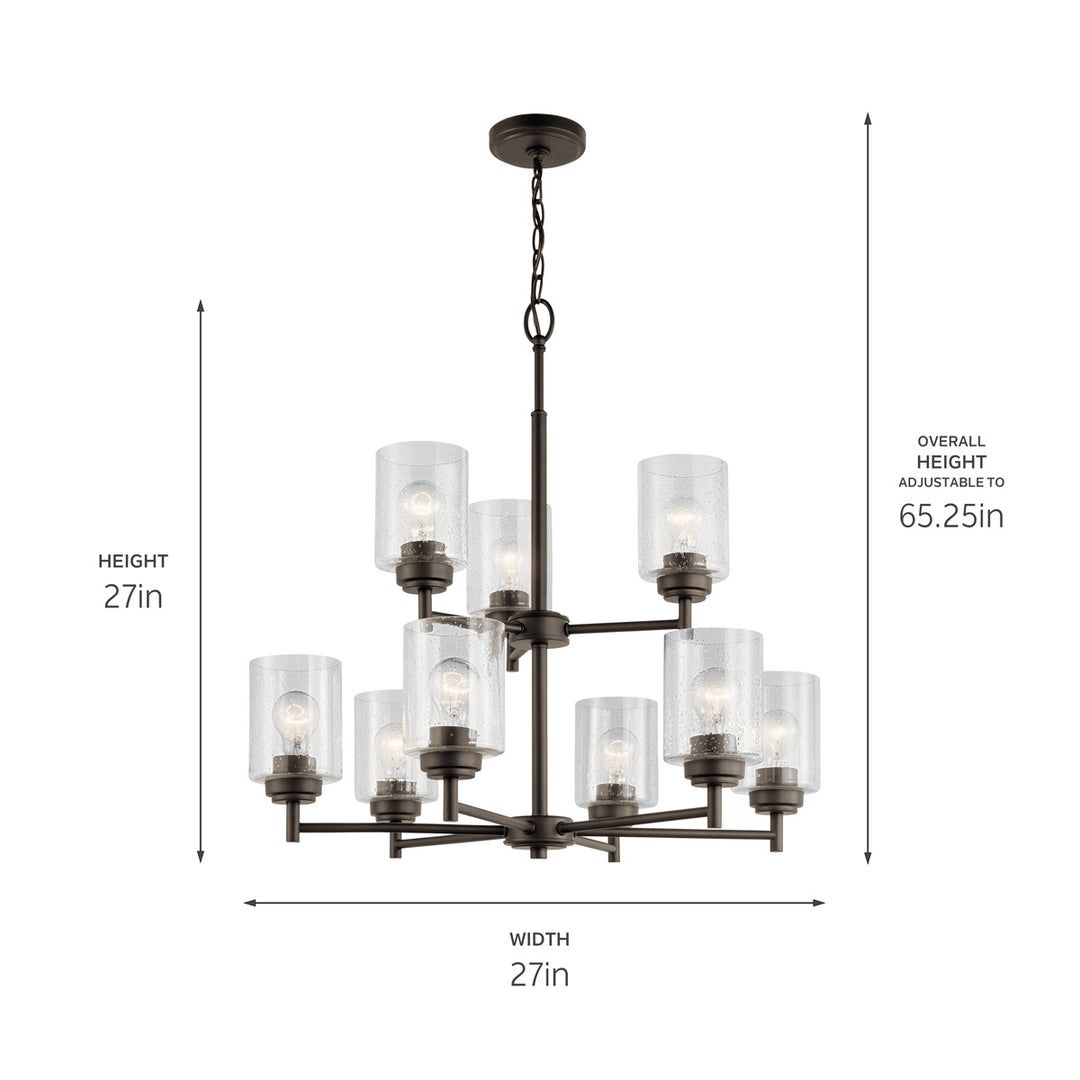 Kichler Nine Light Chandelier