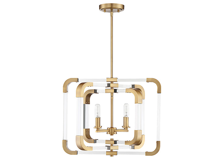 Savoy House Rotterdam Four Light Semi-Flush Mount