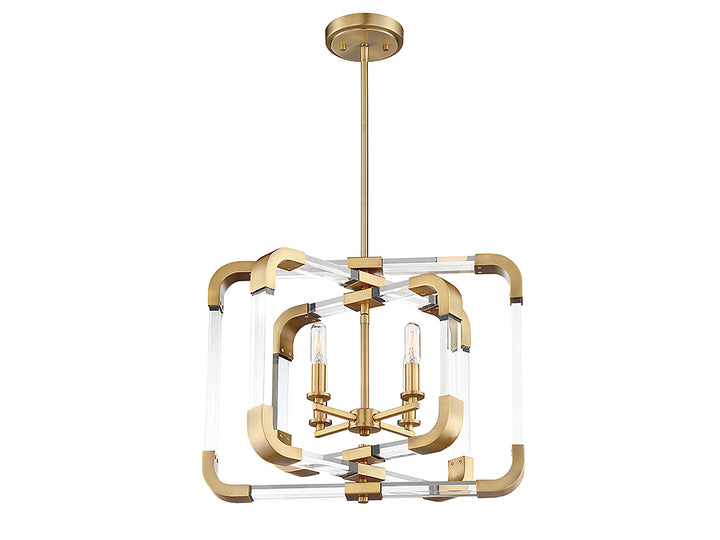 Savoy House Rotterdam Four Light Semi-Flush Mount