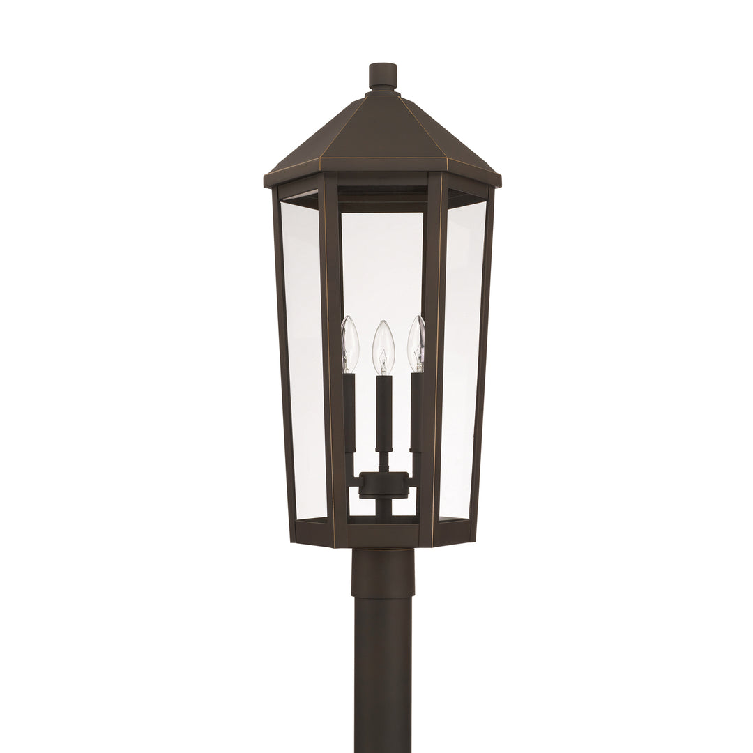 Capital Lighting Three Light Outdoor Post Lantern