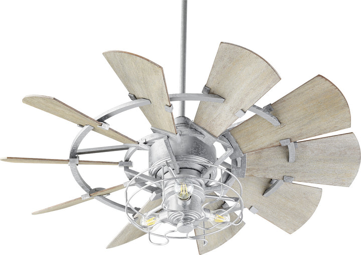 Quorum Windmill 44" Indoor DC Farmhouse Ceiling Fan with Remote