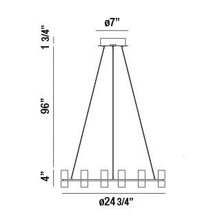 Eurofase LED Chandelier