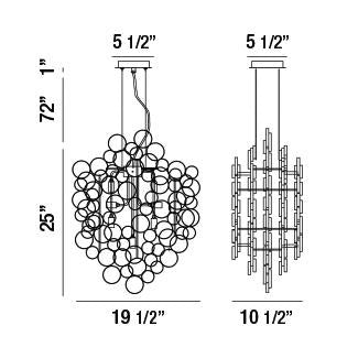 Eurofase Seven Light Chandelier