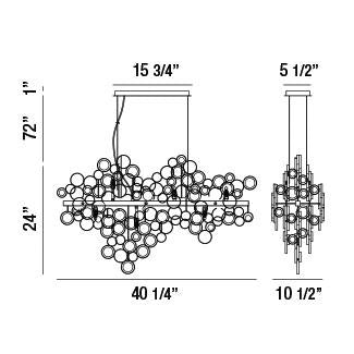 Eurofase 12 Light Chandelier