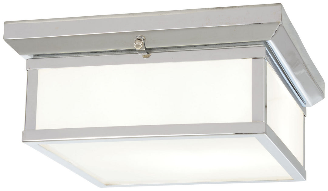 Minka Lavery Two Light Flush Mount in Chrome